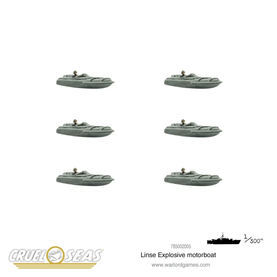 Cruel Seas Linse vedette explosive Kriegsmarine résine