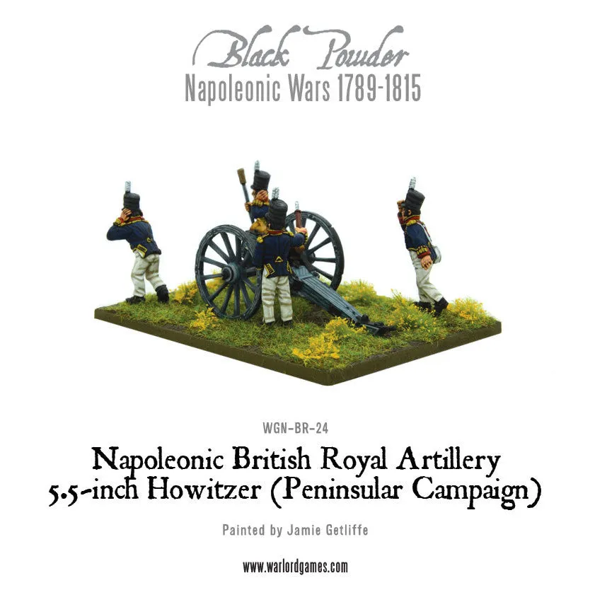 Bolt Action Black Powder Napoleonic British Royal Artillery 5.5-inch Howitzer obusier