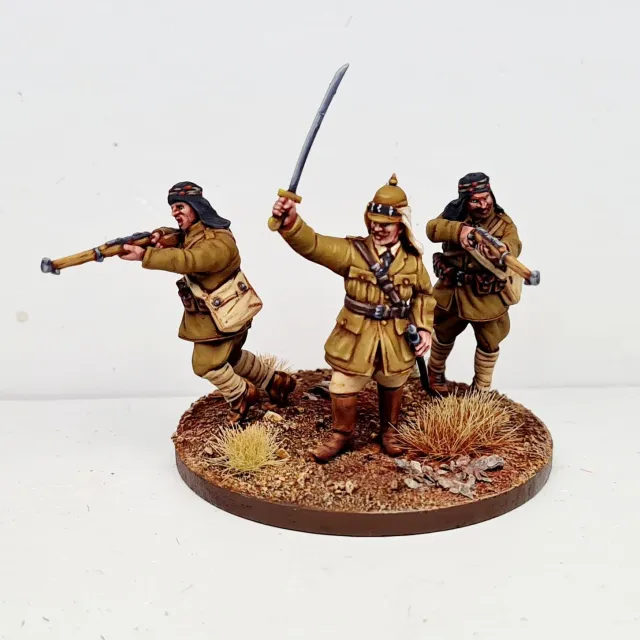 Des Tranchées aux Barricades Général Yusuf al-Azma figurines 28mm x3