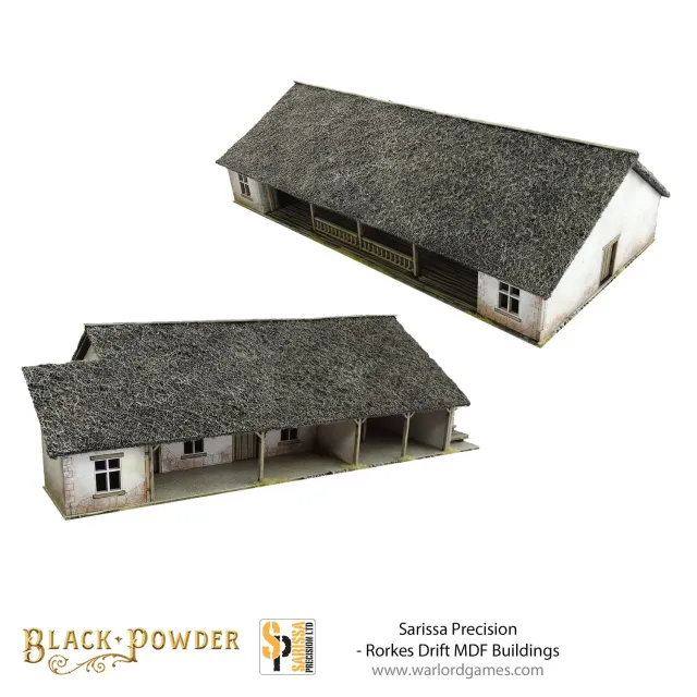 Bolt Action Sarissa Rorkes Drift décor MDF 2 bâtiments