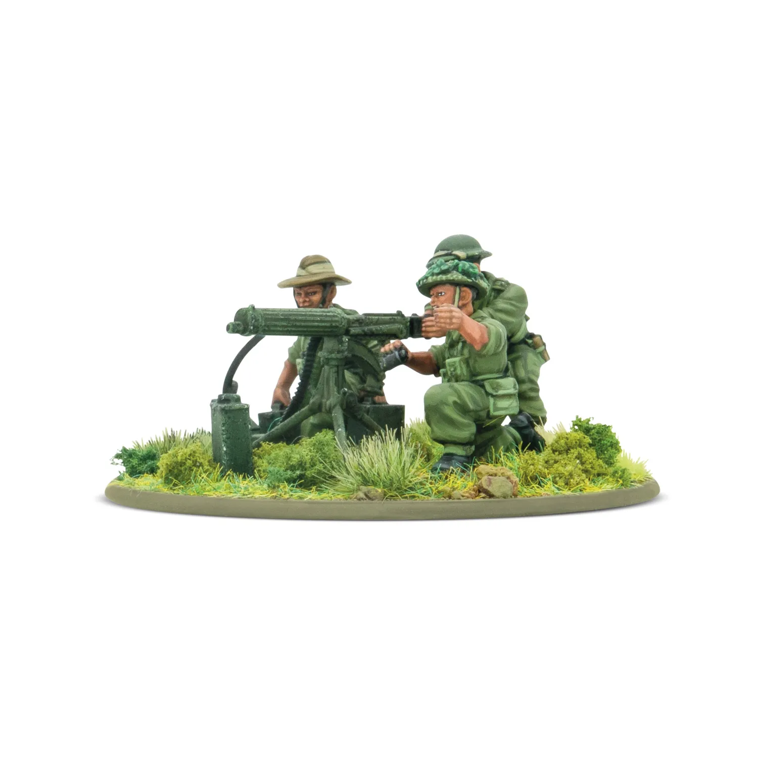 Bolt Action Gurkha MMG Team mitrailleuse Vickers résine