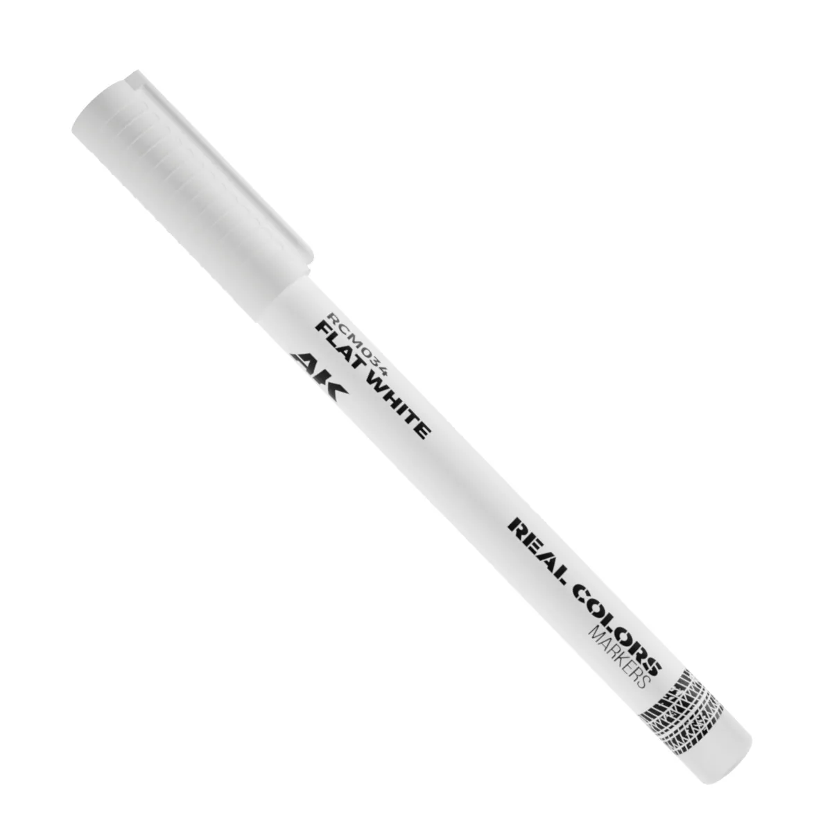 AK Interactive marqueur acrylique blanc flat white couvrance
