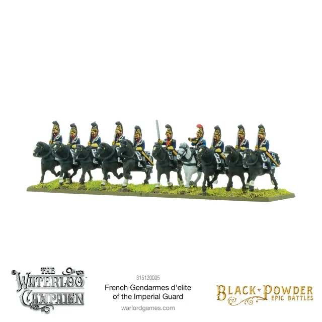 Warlord Games Epic Battles Waterloo gendarmes d'élite figurines