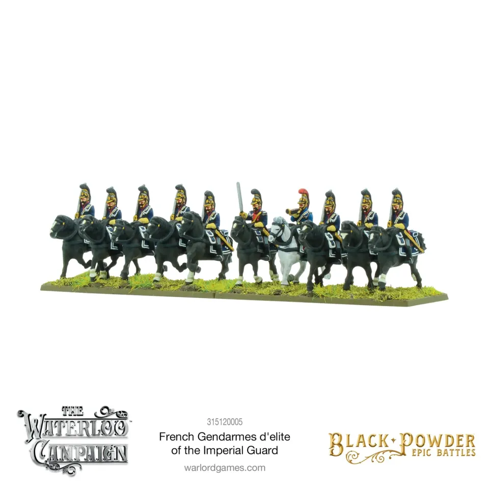Warlord Games Epic Battles Waterloo gendarmes d'élite figurines