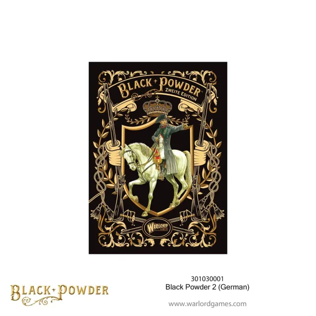 Black Powder II Rulebook livre de règles allemand souple