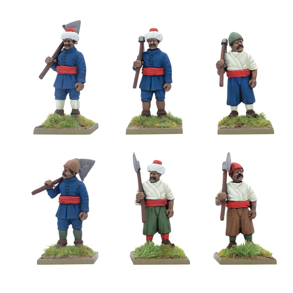Bolt Action Pike & Shotte Pionniers Turcs figurines métal
