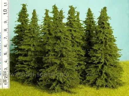 Albion Spruce 90-110 mm arbres miniatures 6 pièces détail naturel
