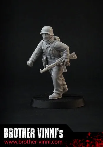 Brother Vinni Soldat Allemand WW2 figurine résine 28mm