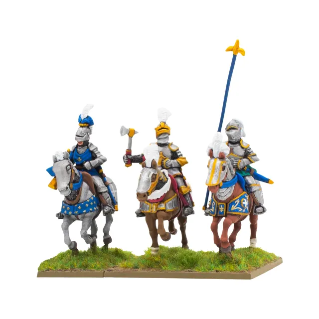 Bolt Action Italian Wars French Gendarmes Heavy Cavalry Command métal
