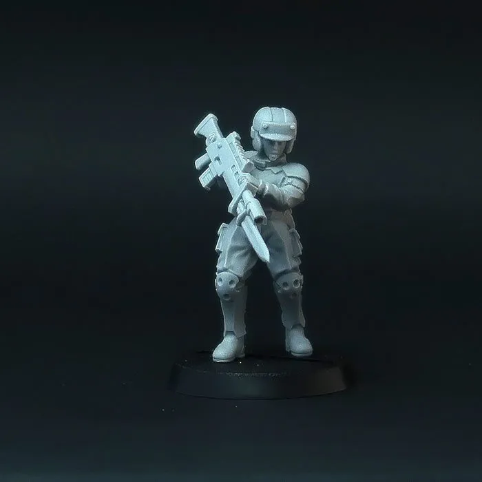 Brother Vinni Guard Girls figurines résine 28mm x5 mêlée