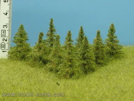 Model Scene MO030 Mélèze 25-35 mm arbre miniature x8
