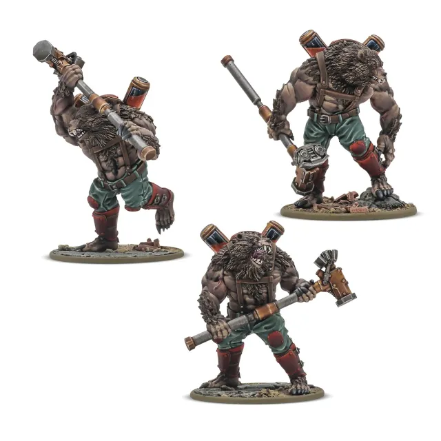 Bolt Action Konflikt ’47 Ursus Infantry Squad with Mauls figurines plastique 3 pièces