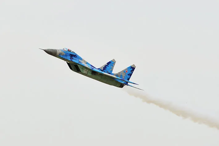 Black Horse BH185 MiG-29 jet RC 1635mm turbine 100-140N