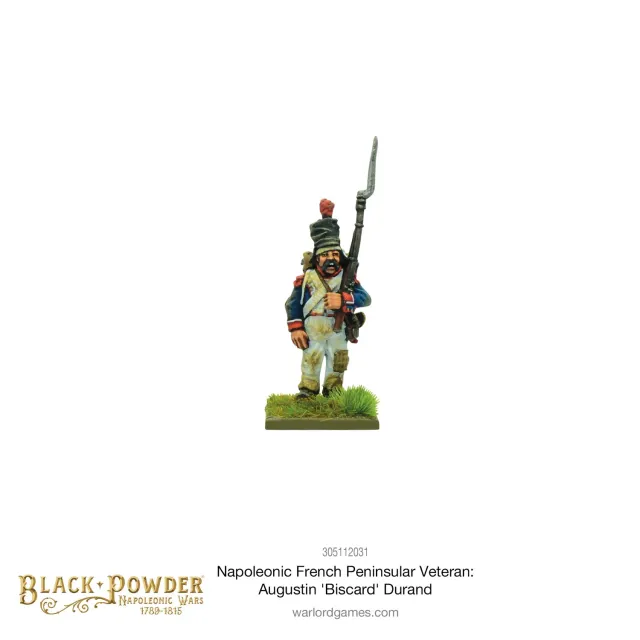 Bolt Action Black Powder Augustin 'Biscard' Durand figurine résine