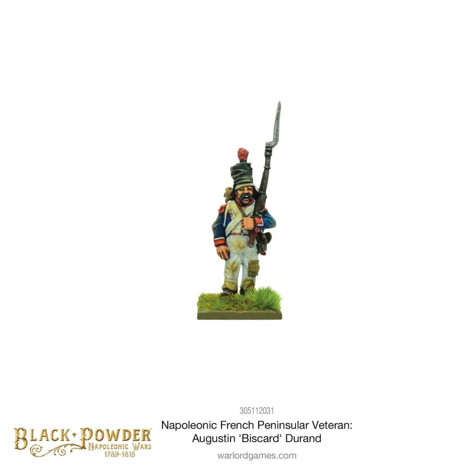 Bolt Action Black Powder Augustin 'Biscard' Durand figurine résine