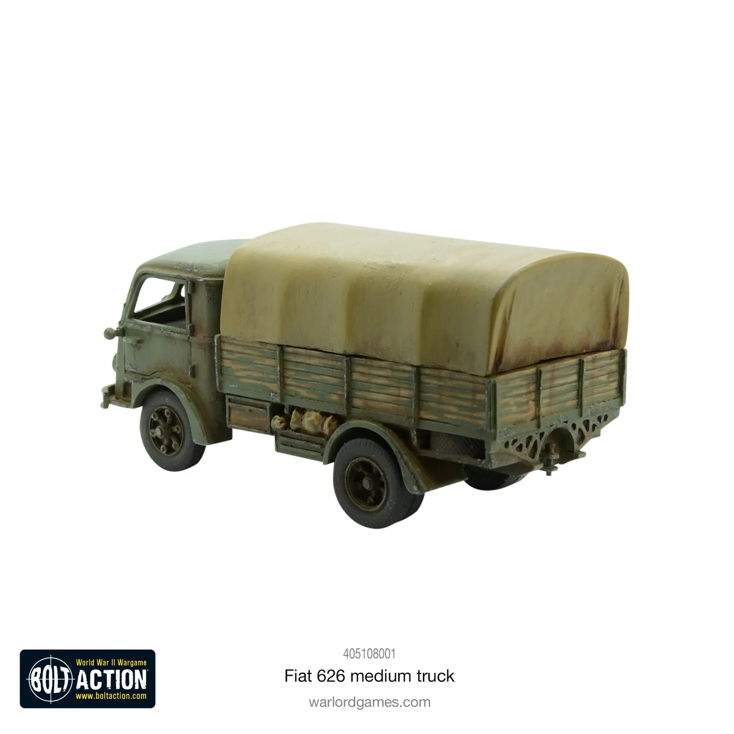 Bolt Action Fiat 626 camion moyen résine métal