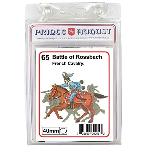 Prince August Rossbach Hussard Français III PA65 moule 40mm métal