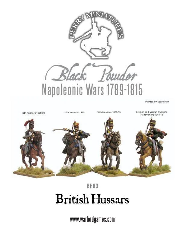 Perry Miniatures British Hussars 1808-1815 figurines 28 mm