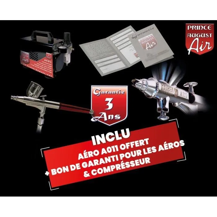 Prince August AX20 Coffret Ultimate pack aérographe complet