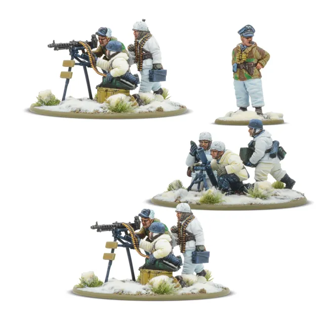 Bolt Action Winter Fallschirmjäger Heavy Weapons Platoon peloton armes lourdes