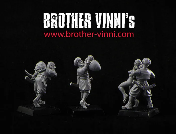 Brother Vinni Arabian Marauders figurines en résine 28mm x4 Sarrasins