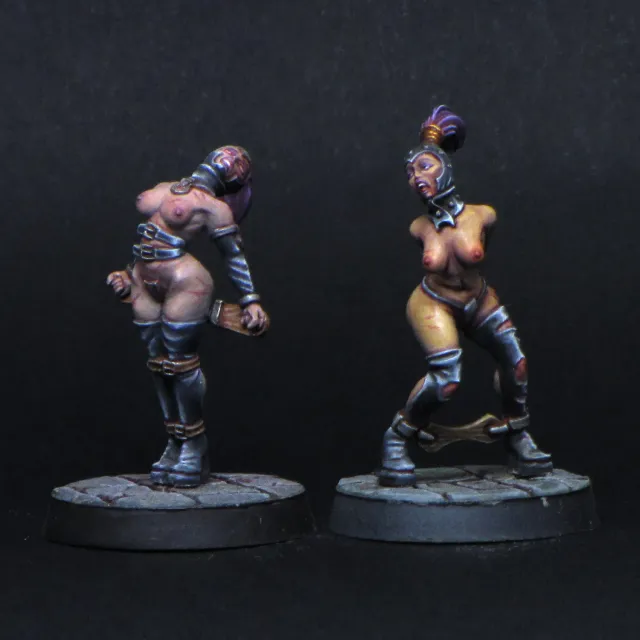 Brother Vinni Sub Girls lot 2 figurines résine 28mm adultes