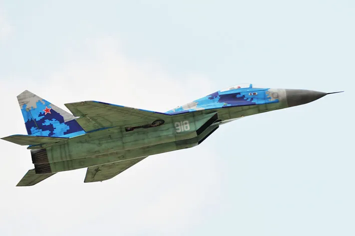 Black Horse BH185 MiG-29 jet RC 1635mm turbine 100-140N