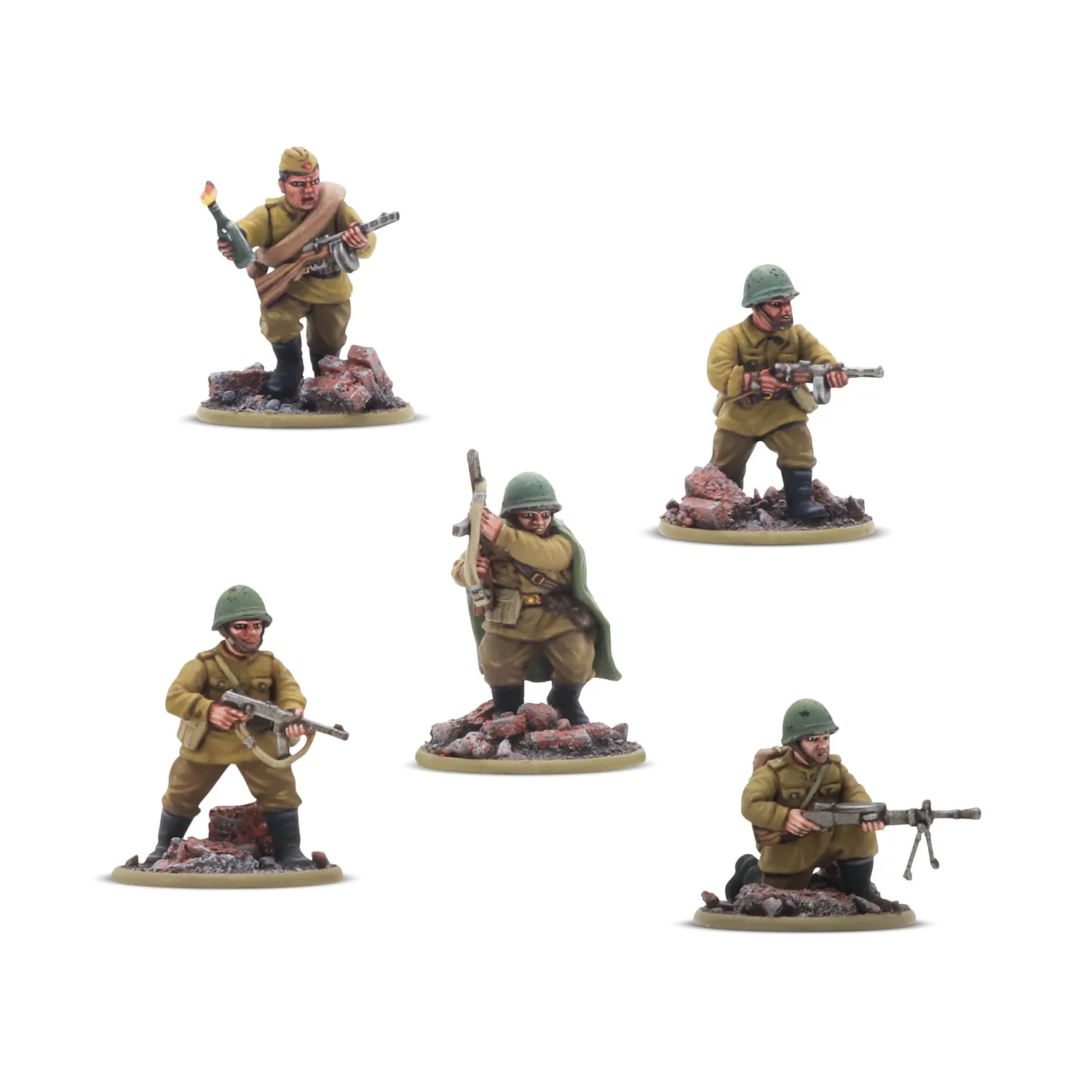 Bolt Action KV-1/2 Heavy Tank char en plastique soviétique