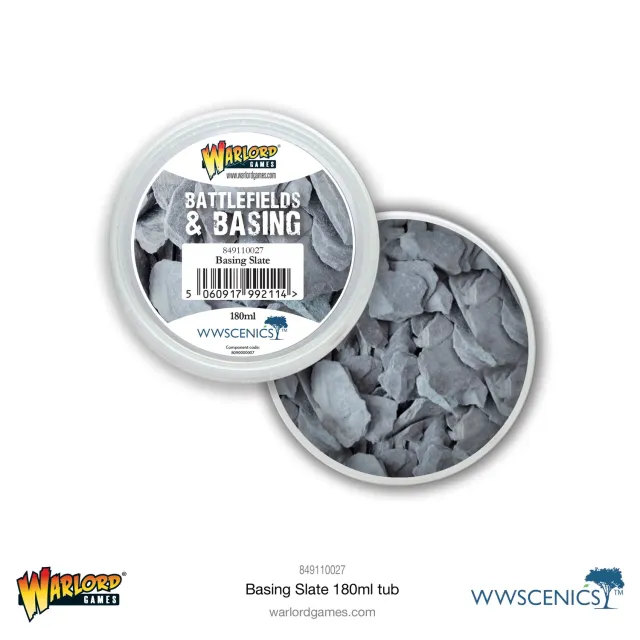 War World Scenics Battlefields & Basing Basing Slate matériau de soclage 180 ml ardoise
