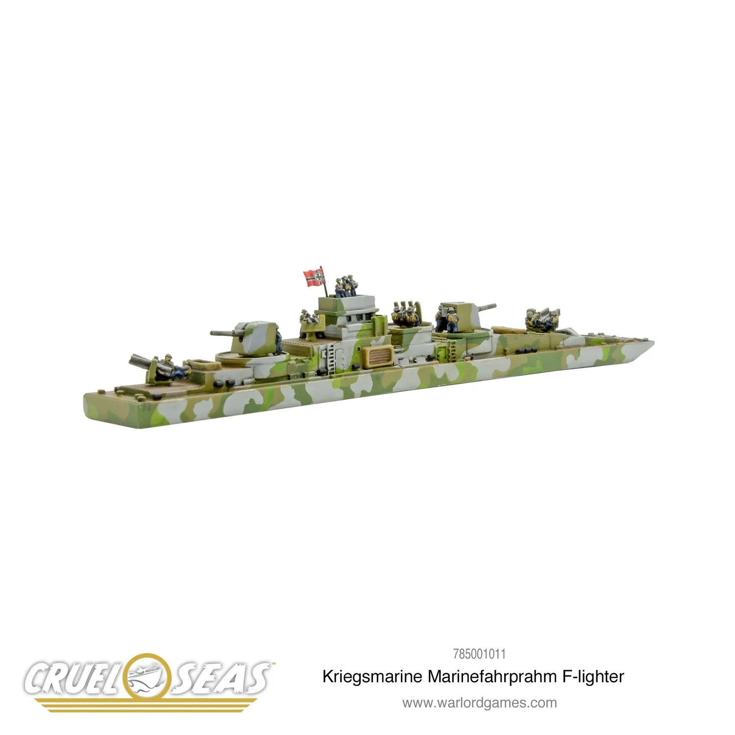 Bolt Action Cruel Seas Marinefährprahm F-lighter navire