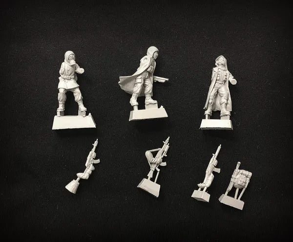 Brother Vinni Nuclear Adventurers figurines 28mm post-apo lot 3