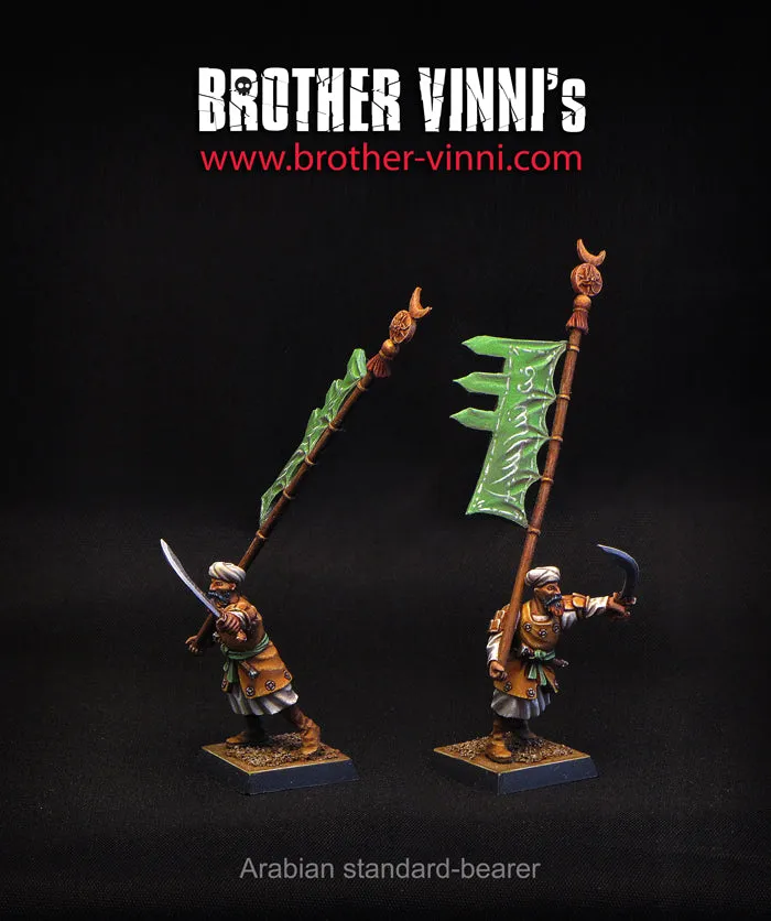 Brother Vinni Arabian Standard-Bearer figurine résine 28mm SAGA