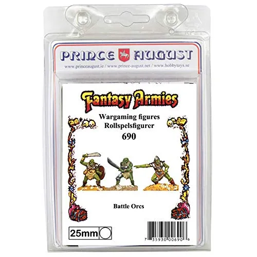 Prince August Fantasy Armies PA690 moule 25mm battle orcs