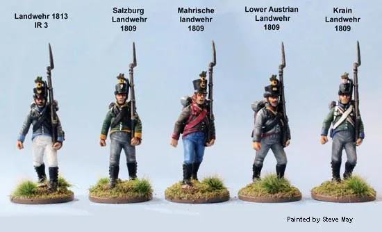 Bolt Action Napoleonic Wars: Austrian Infantry 1809-1815 figurines 48