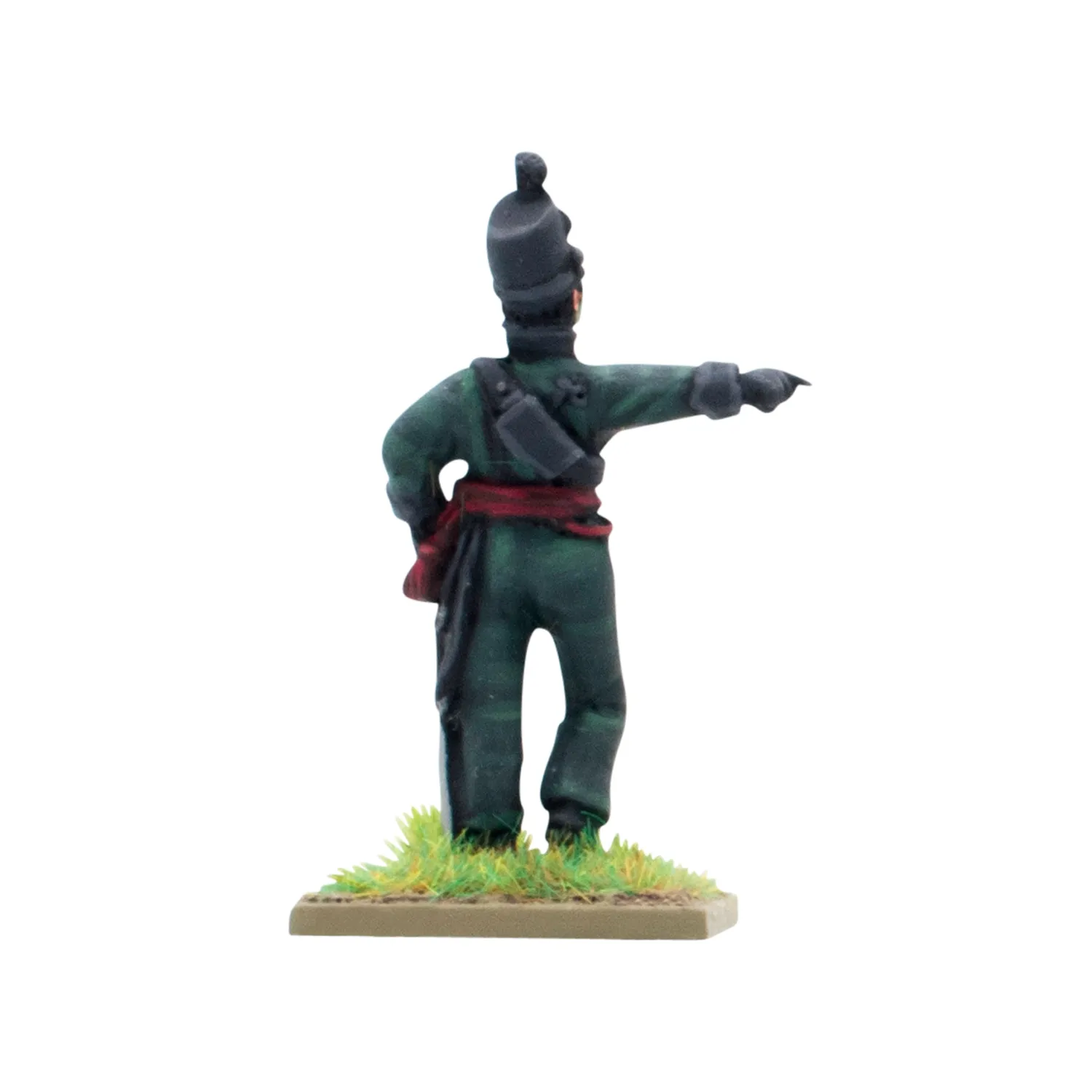 Bolt Action Black Powder Crimean War British Rifle Brigade in shakos command figurines métal