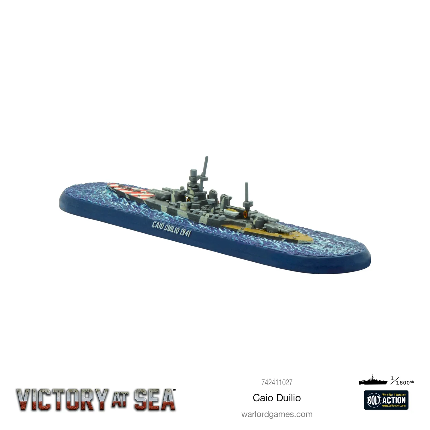 Victory at Sea Caio Duilio navire de guerre jeu de figurines