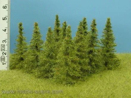 Albion Model Scene Larch 40-60 mm végétation miniature 9 pièces