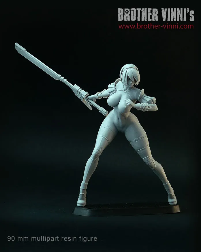 Brother Vinni Cyber Mercenary ver.2 figurine résine 90mm femme