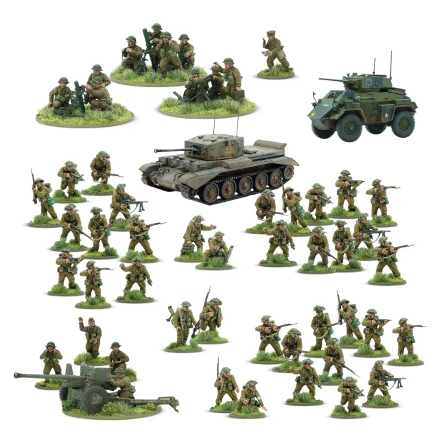 Bolt Action For King & Country armée de démarrage britannique canadienne plastique