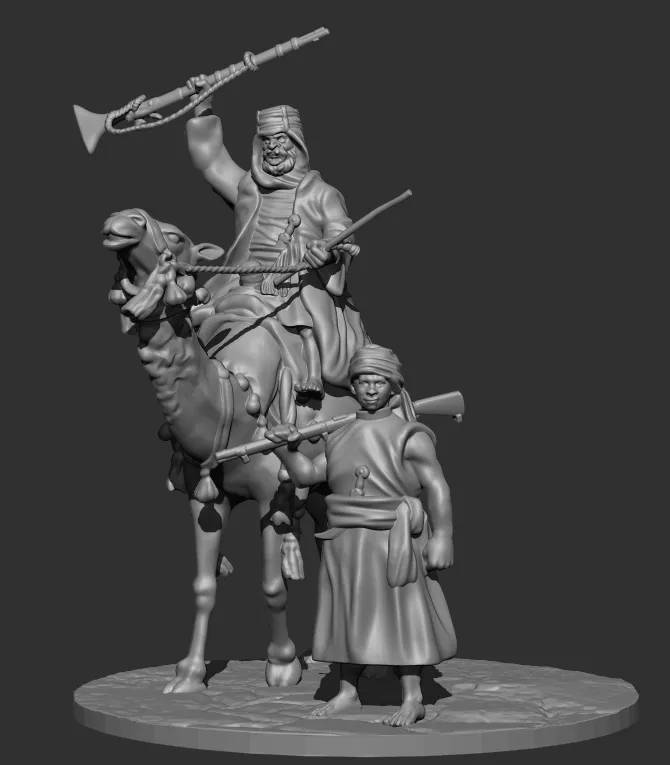 Des Tranchées aux Barricades Armée chérifienne fichier STL 28mm