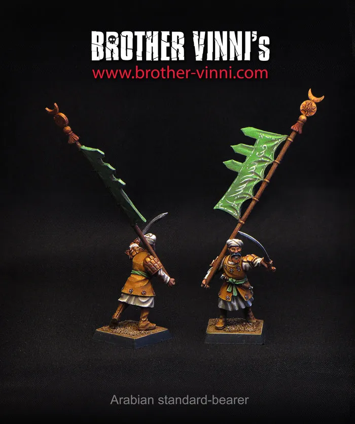Brother Vinni Arabian Standard-Bearer figurine résine 28mm SAGA
