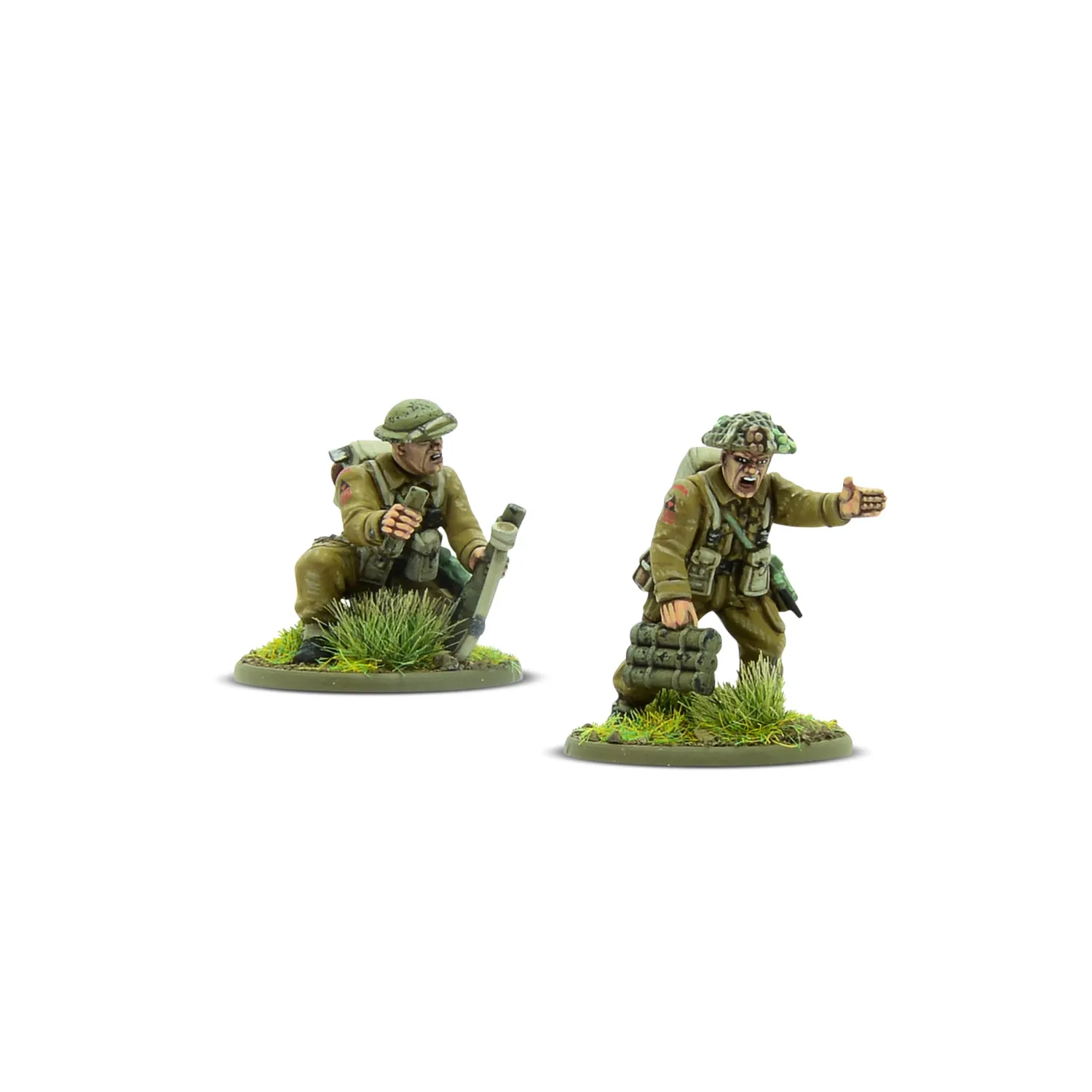 Bolt Action British & Canadian Recce Infantry Platoon figurines + Kangaroo