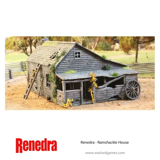 Bolt Action Ramshackle House décor maison plastique