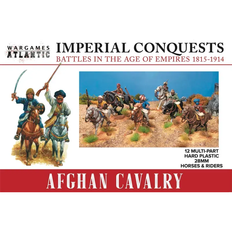 Wargames Atlantic Cavalerie Afghane 1830-1920 boîte 12 cavaliers
