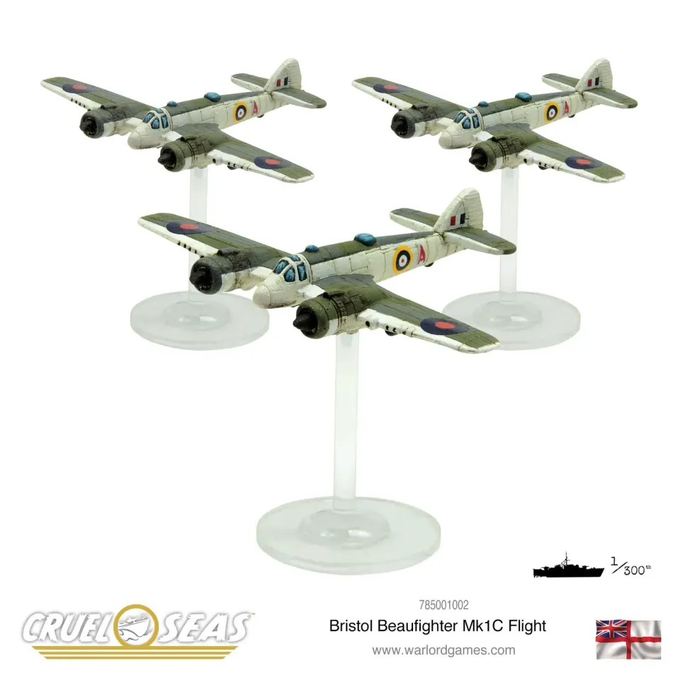 Victory at Sea Bristol Beaufighter Mk Ic avion métal