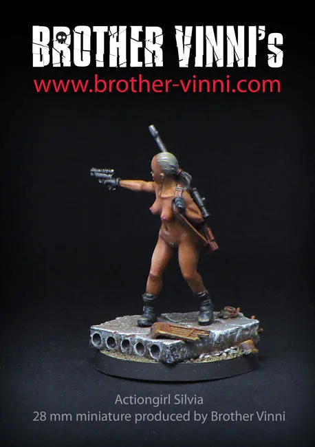 Brother Vinni Silvia ver.2 soldate figurine 28 mm résine