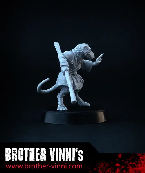 Brother Vinni Rat Sensei figurine résine 28mm