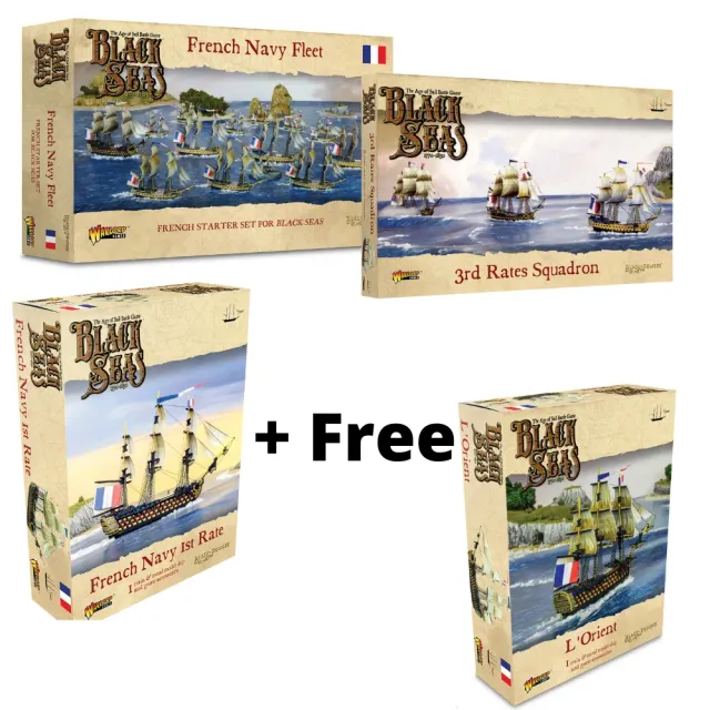 Bolt Action Start Collecting Black Seas French coffret flotte