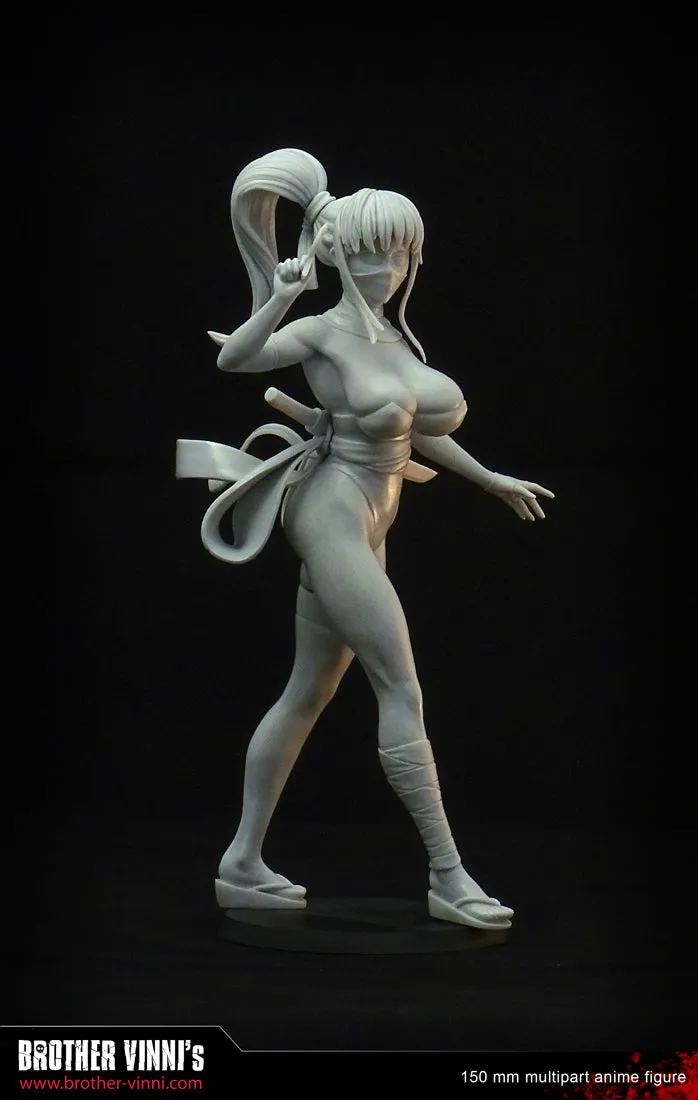 Brother Vinni Minory Anime Ninja Girl figurine 15 cm résine
