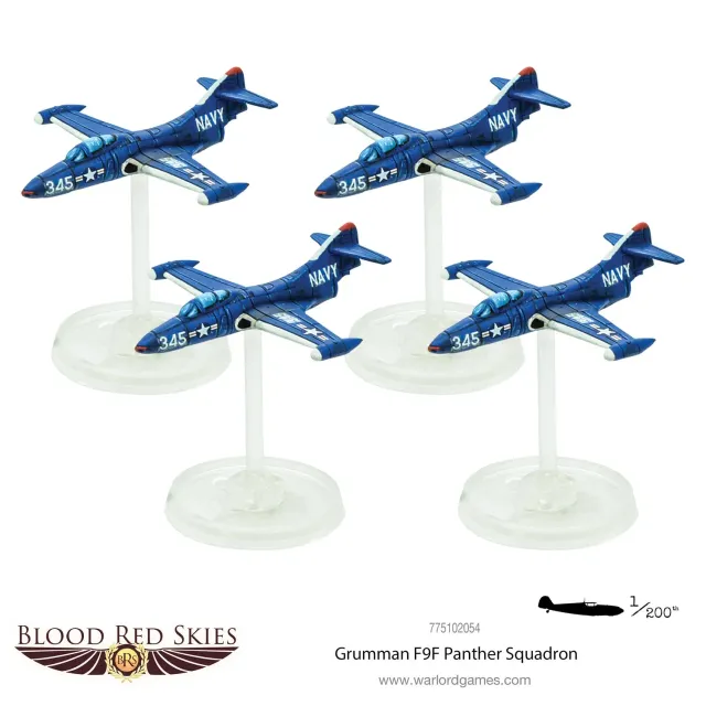 Bolt Action Blood Red Skies F9F Panther escadrille avions